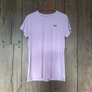 Under Armour Women's Light Purple and Black Short Sleeve Tee bundle